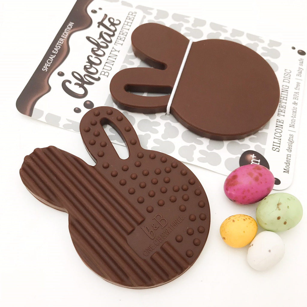 Chocolate Inspired Bunny Teether