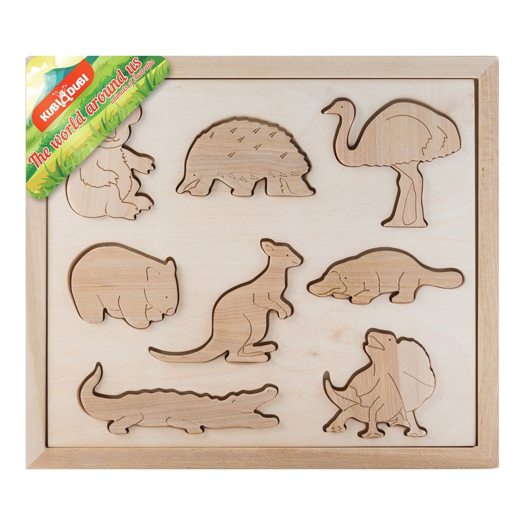 Animals of Australia Wooden Puzzle