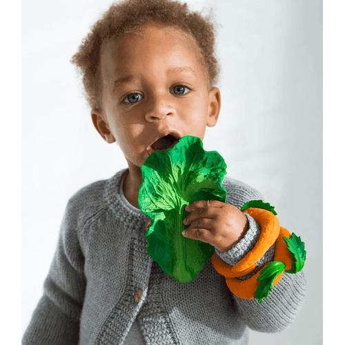 Kendall the Kale - Natural Rubber Teether - Mini Village