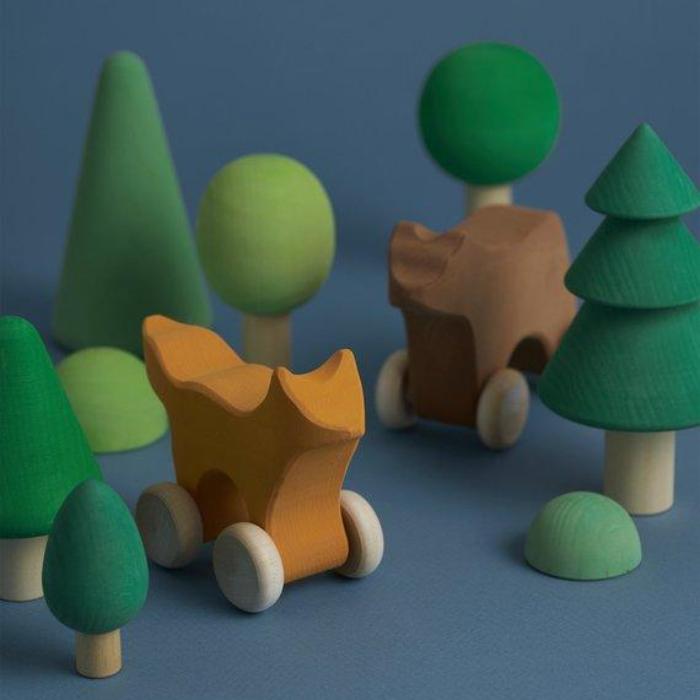 Wooden Forest Set (PRE ORDER) - Mini Village